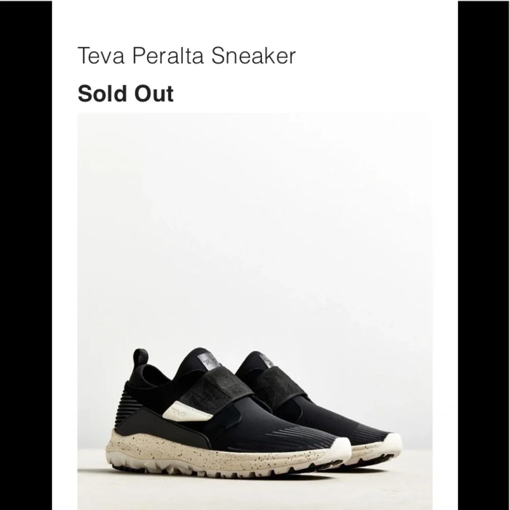New Men’s Sz 11 Teva Peralta Black slip on sneaker